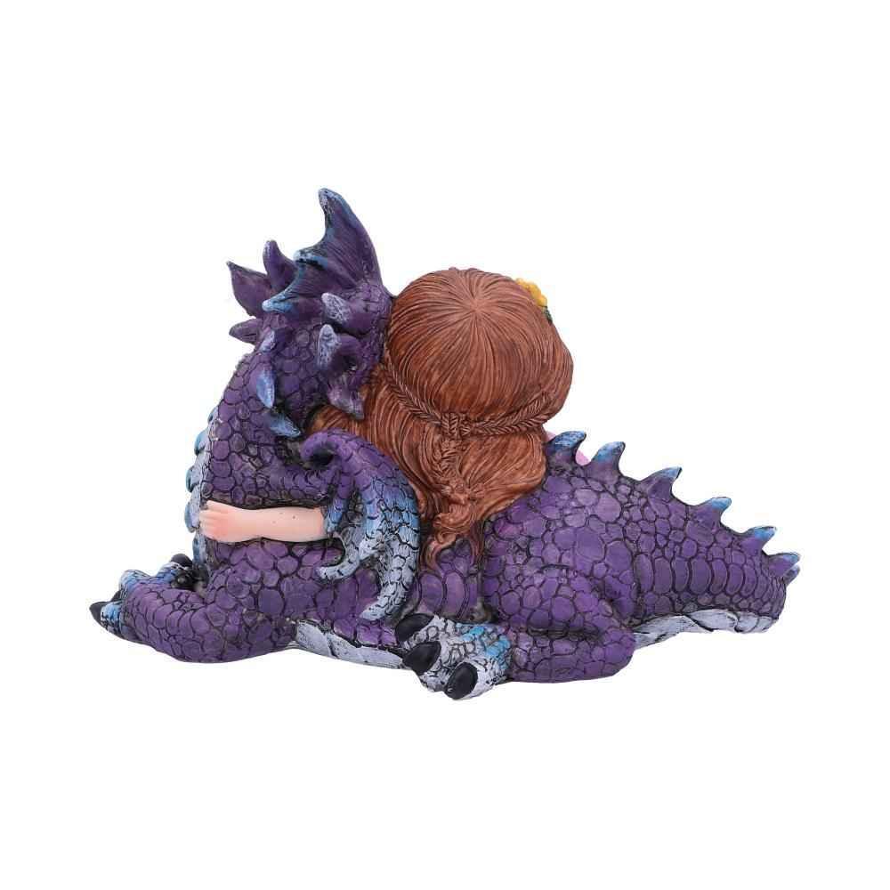 Companion Cuddle Fairy Figurine & Purple Dragon 15CM - Collectibles