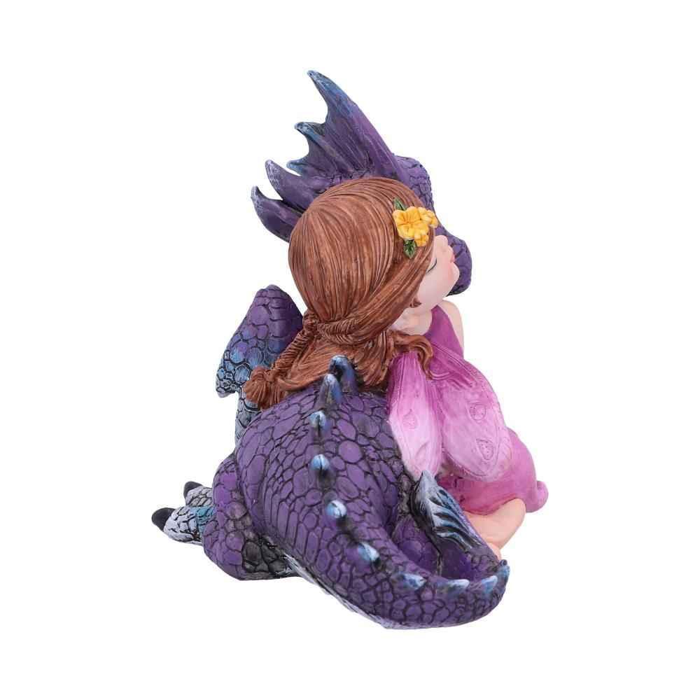 Companion Cuddle Fairy Figurine & Purple Dragon 15CM - Collectibles