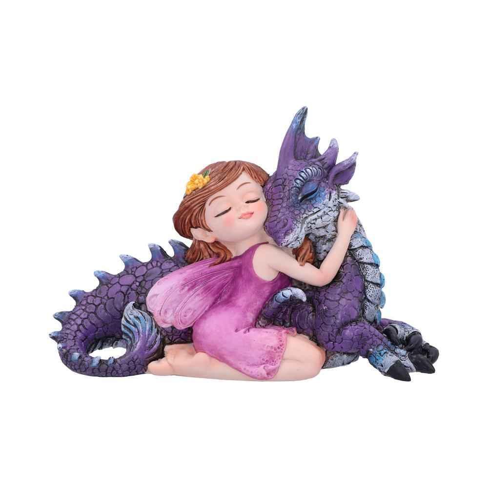 Companion Cuddle Fairy Figurine & Purple Dragon 15CM - Collectibles