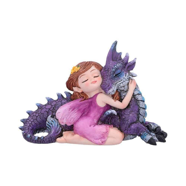 Companion Cuddle Fairy Figurine & Purple Dragon 15CM - Collectibles