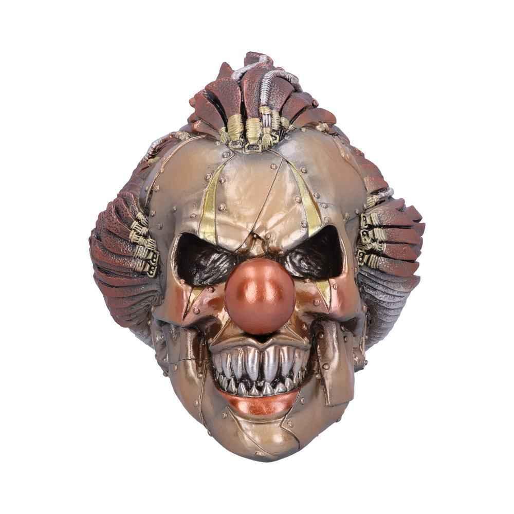 Mechanical Laughter Horror Steampunk Clown Skull Ornament 18CM - Home Decor