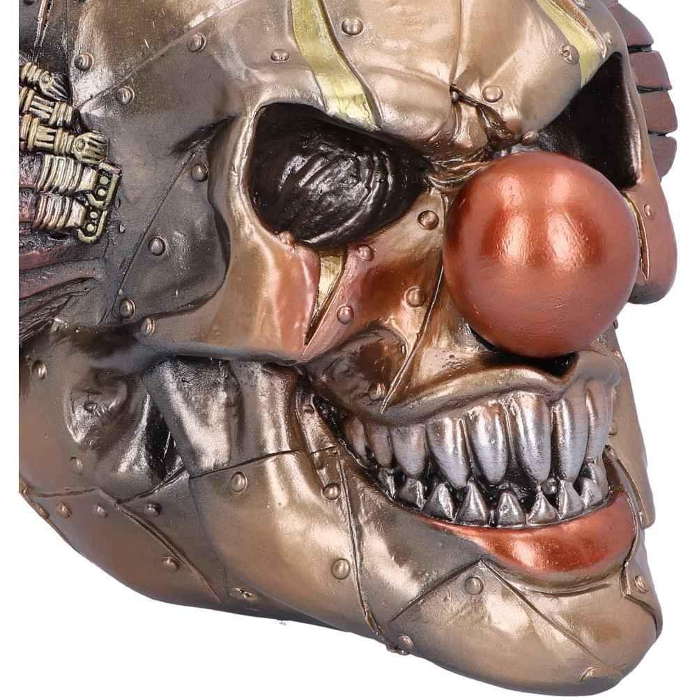 Mechanical Laughter Horror Steampunk Clown Skull Ornament 18CM - Home Decor