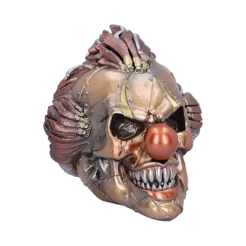 Mechanical Laughter Horror Steampunk Clown Skull Ornament 18CM - Home Decor