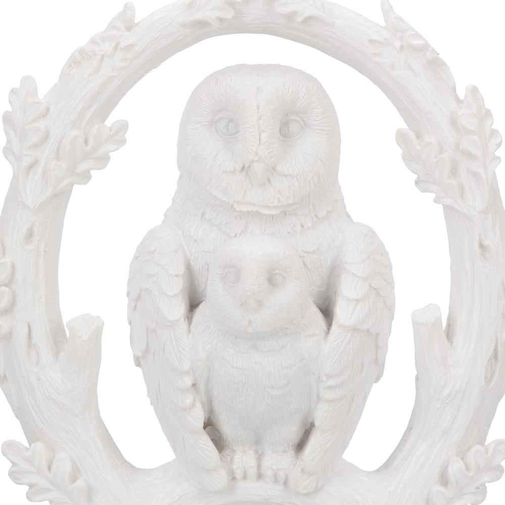 NEMESIS NOW - EMBRACE - WHITE OWL 10.9cm FIGURINE ORNAMENT - 