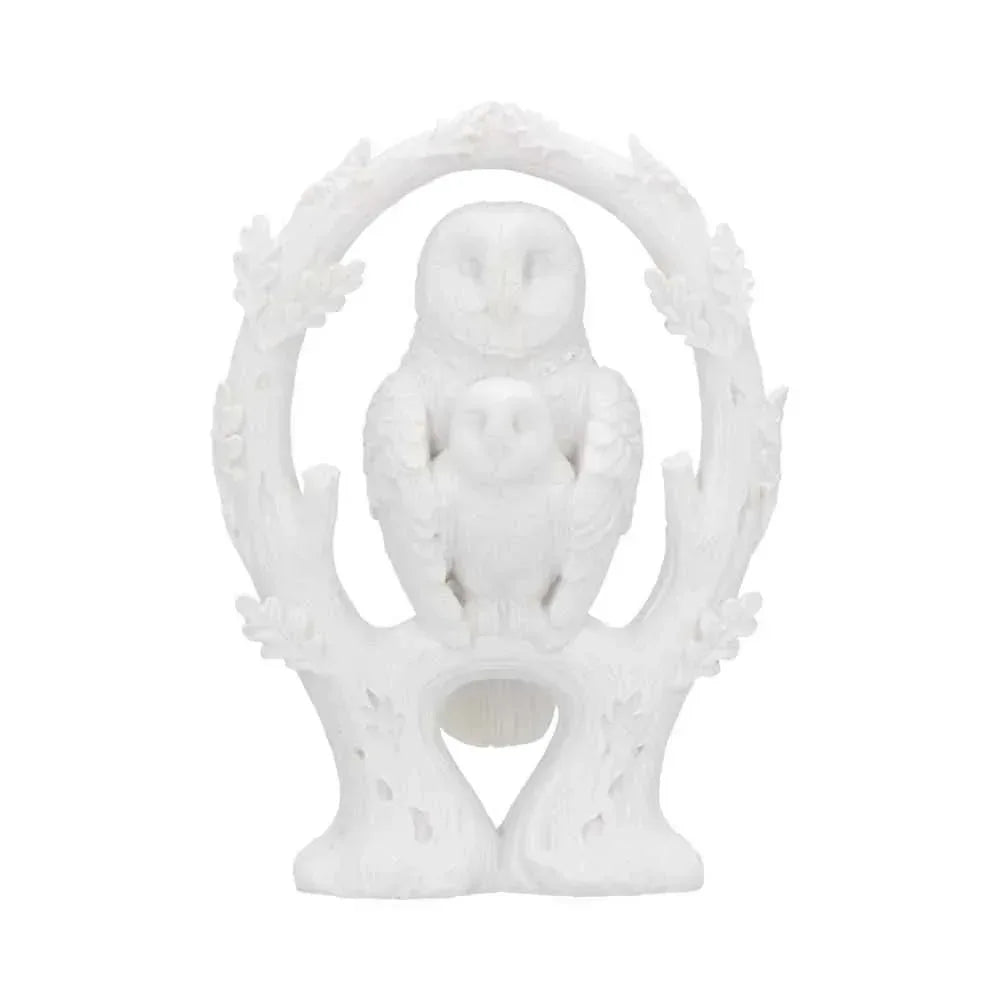 NEMESIS NOW - EMBRACE - WHITE OWL 10.9cm FIGURINE ORNAMENT - 