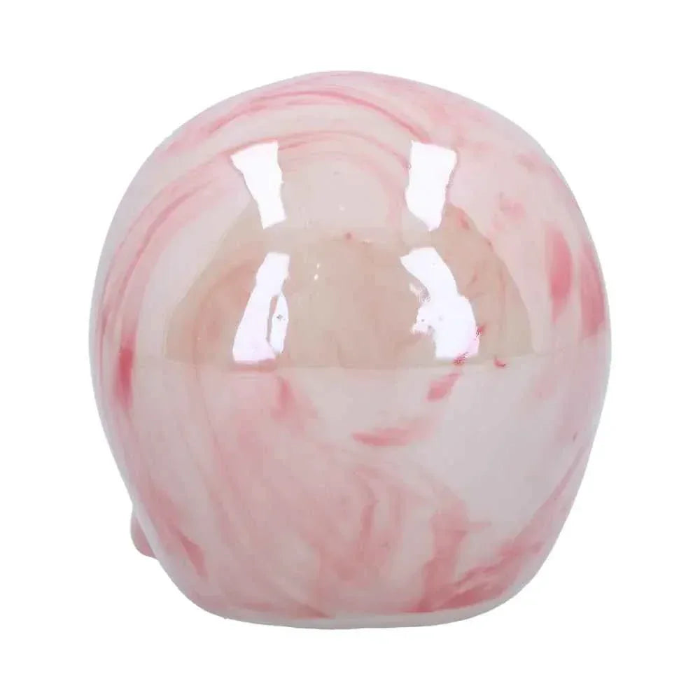 Marbellum Pink Marble Skull 7cm - Unique Gothic Decor - Home Decor