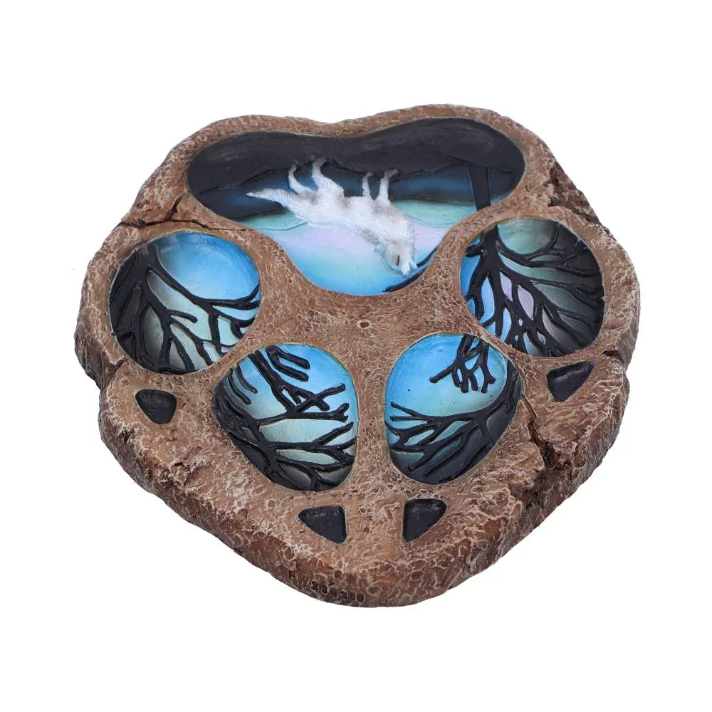 Tracks of the Wild Paw Print Incense Burner 15.5cm | Nemesis Now