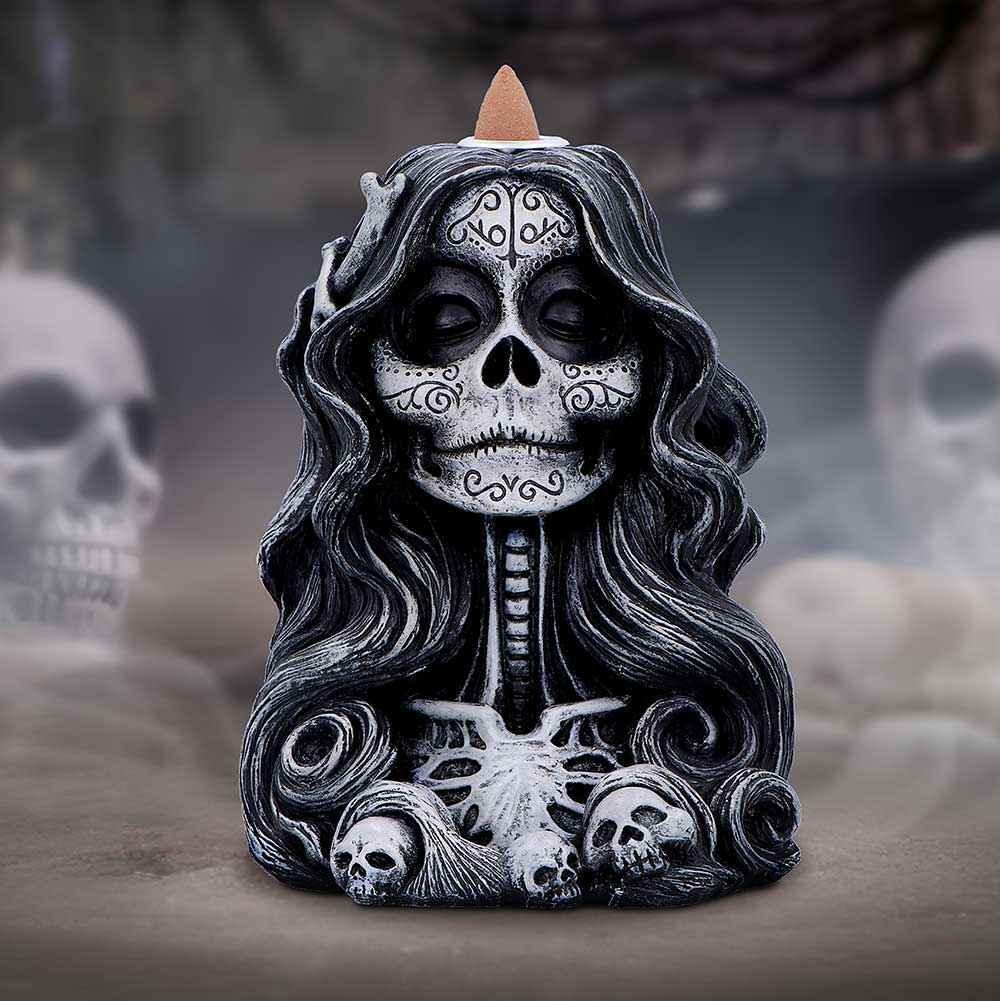 Gothic Day of the Dead Incense Burner for Aromatherapy - Home Decor